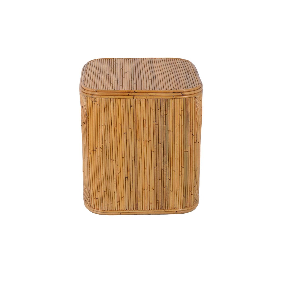 Table d'appoint, table de chevet rotin naturel avec niche (lot de 2) BAYA naturel, SWEEEK