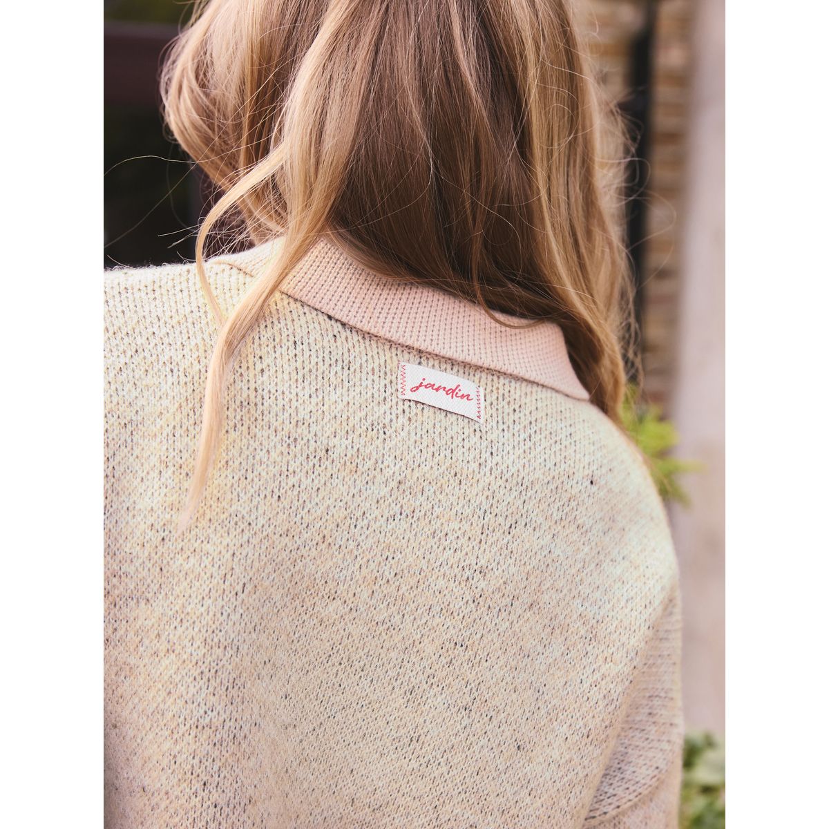 Cardigan en tricot cheval rose/crème, NEXT