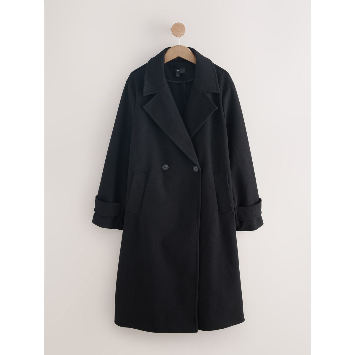 Manteau long noir, NEXT