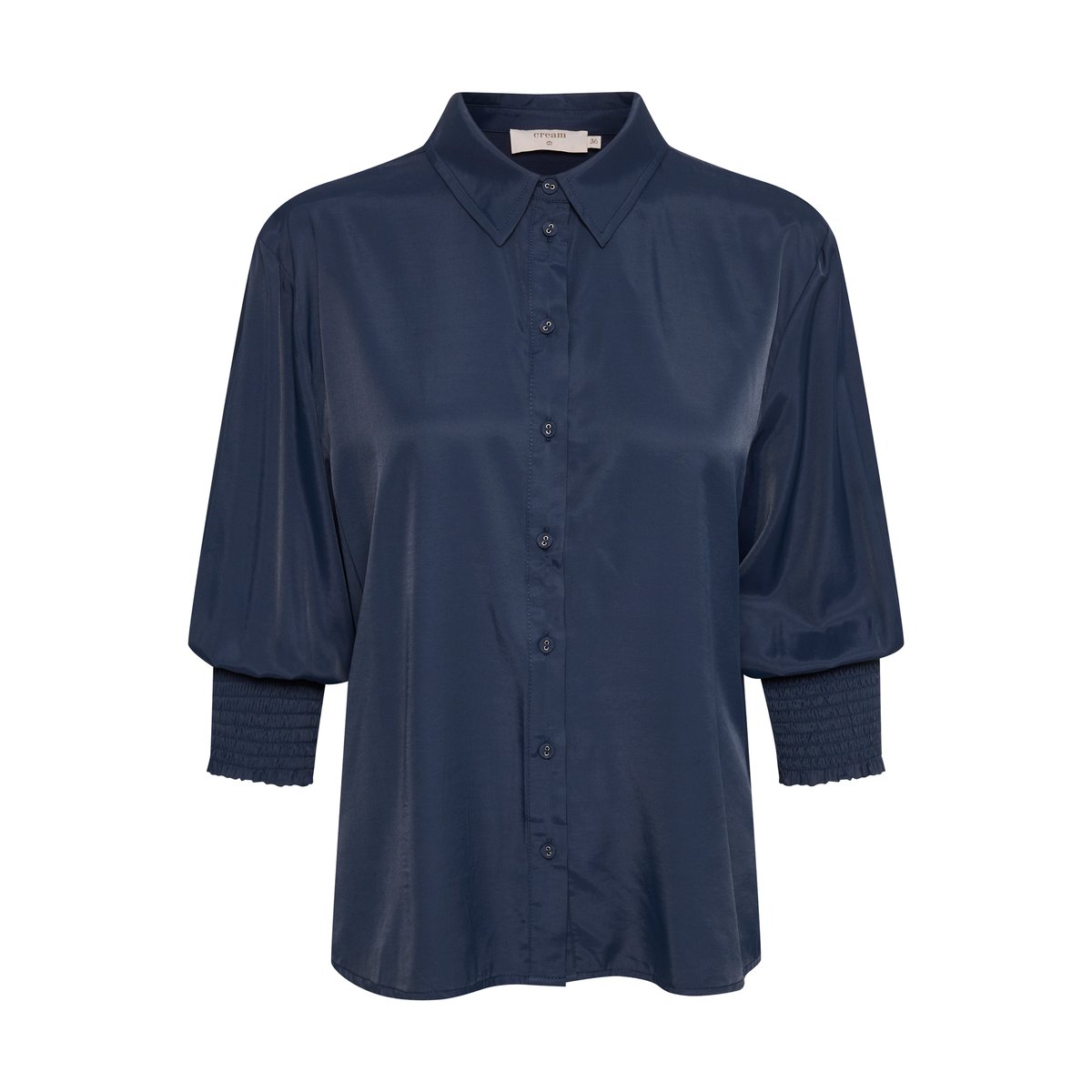 Short sleeved shirt blanc chalk, CREAM