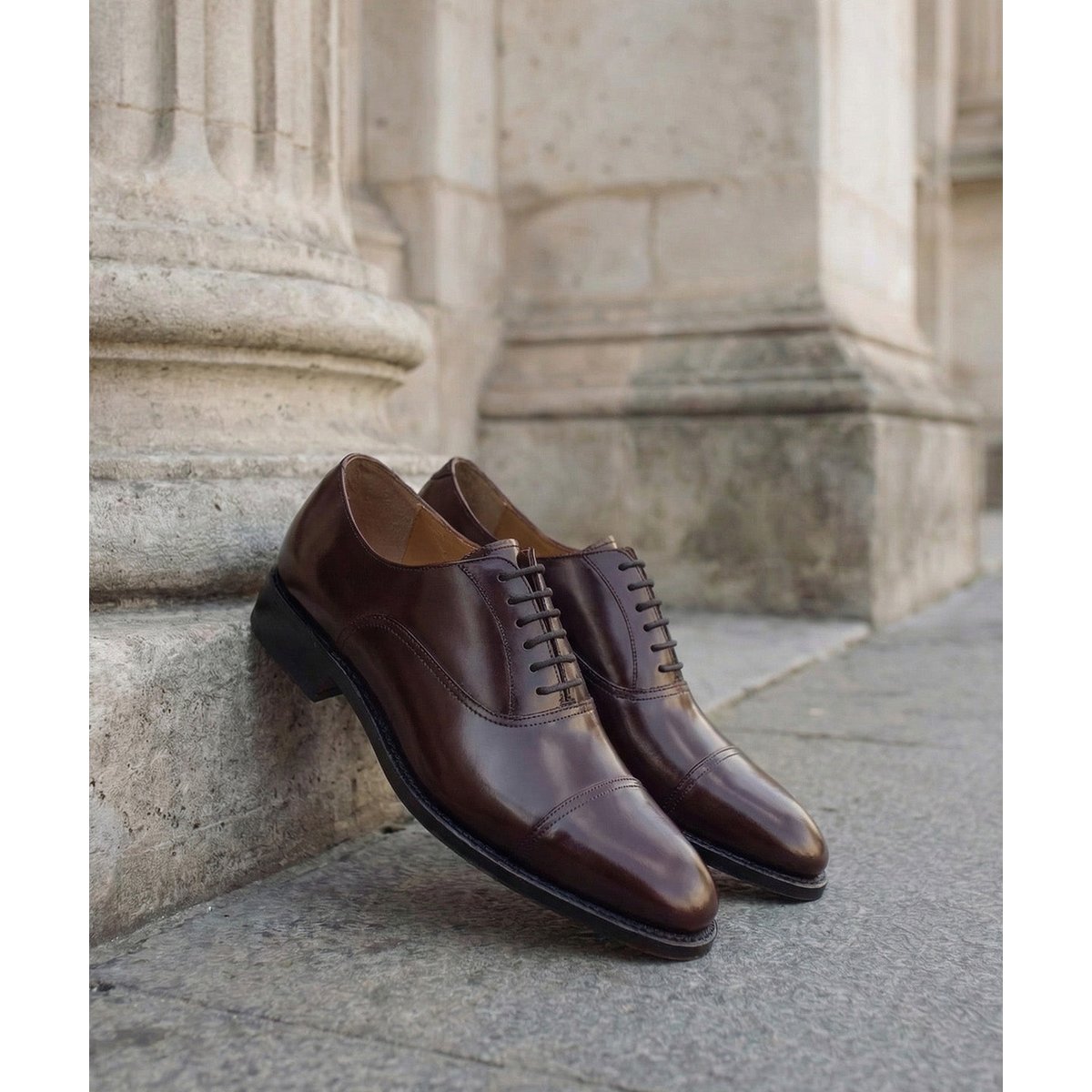 Richelieu WINDSOR bordeaux lisse, FINSBURY