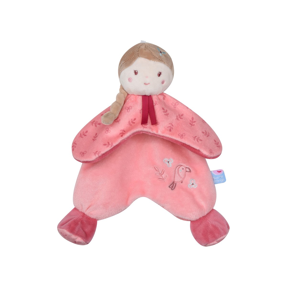 Doumou ouatinee poupee velours doux rose, SUCRE D'ORGE