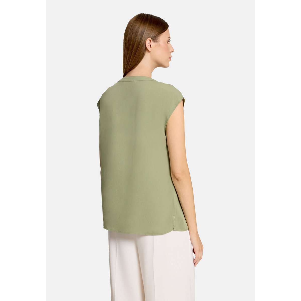 Tunique unicolore oil green, BETTY BARCLAY