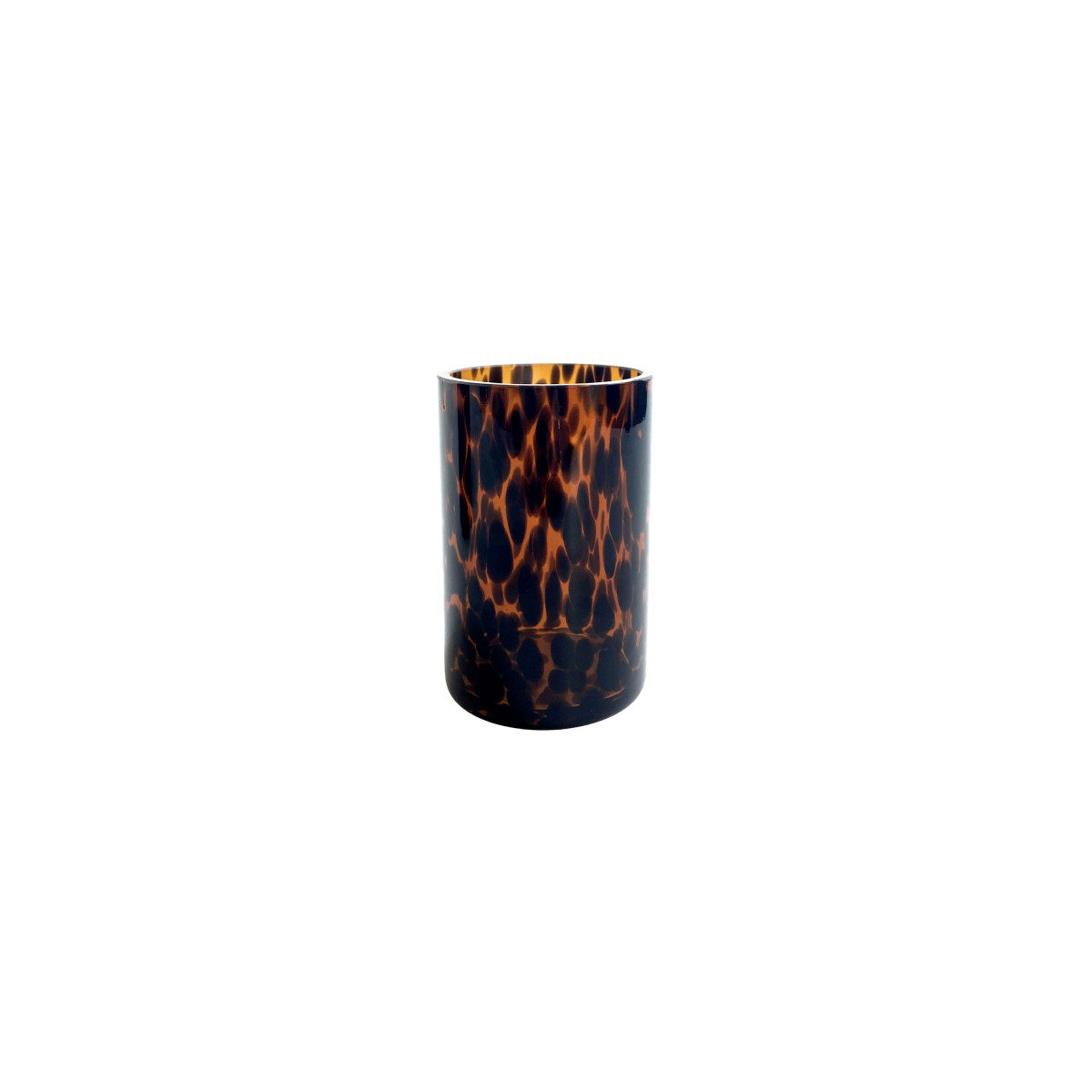 Set salle de bain léopard 2 pièces porte-savon FAUVE marron, GUY LEVASSEUR