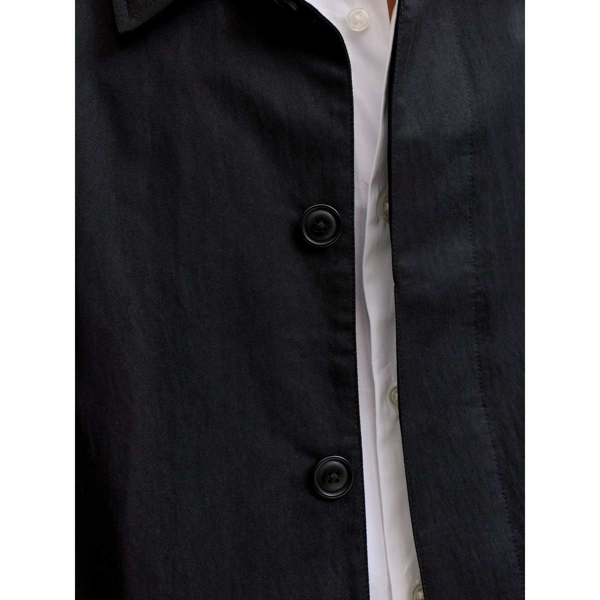 Trench Coat black 1, JACK & JONES