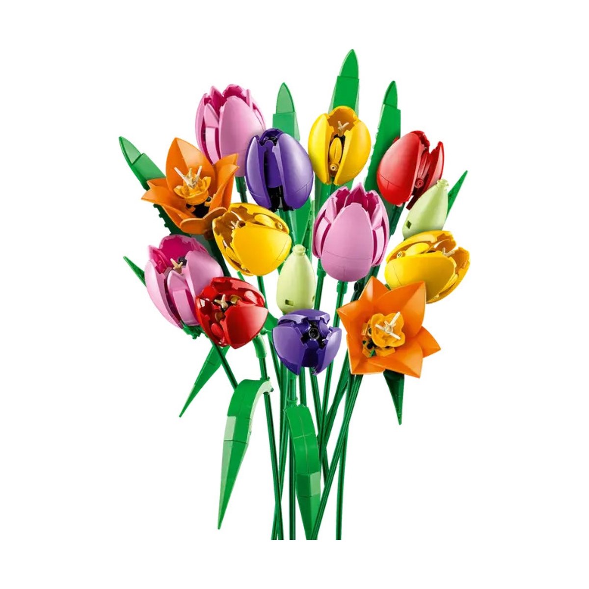 The Botanical Collection Le bouquet de tulipes multicolore, LEGO