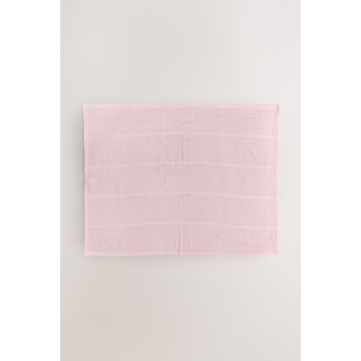 Couverture bébé alvéolée en coton, lot de 2 rose, NEXT