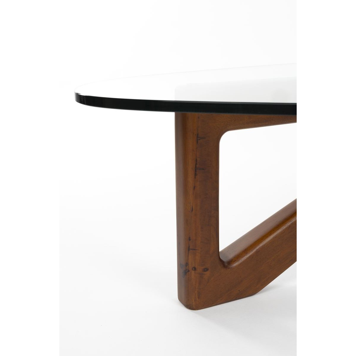 Table basse design carré en bois, L.126 , NORWIN marron, DUTCHBONE