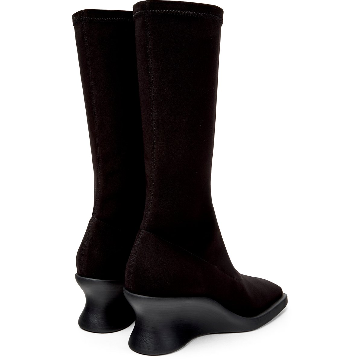 Botte haute Louise Technical Textile noir 001, CAMPER