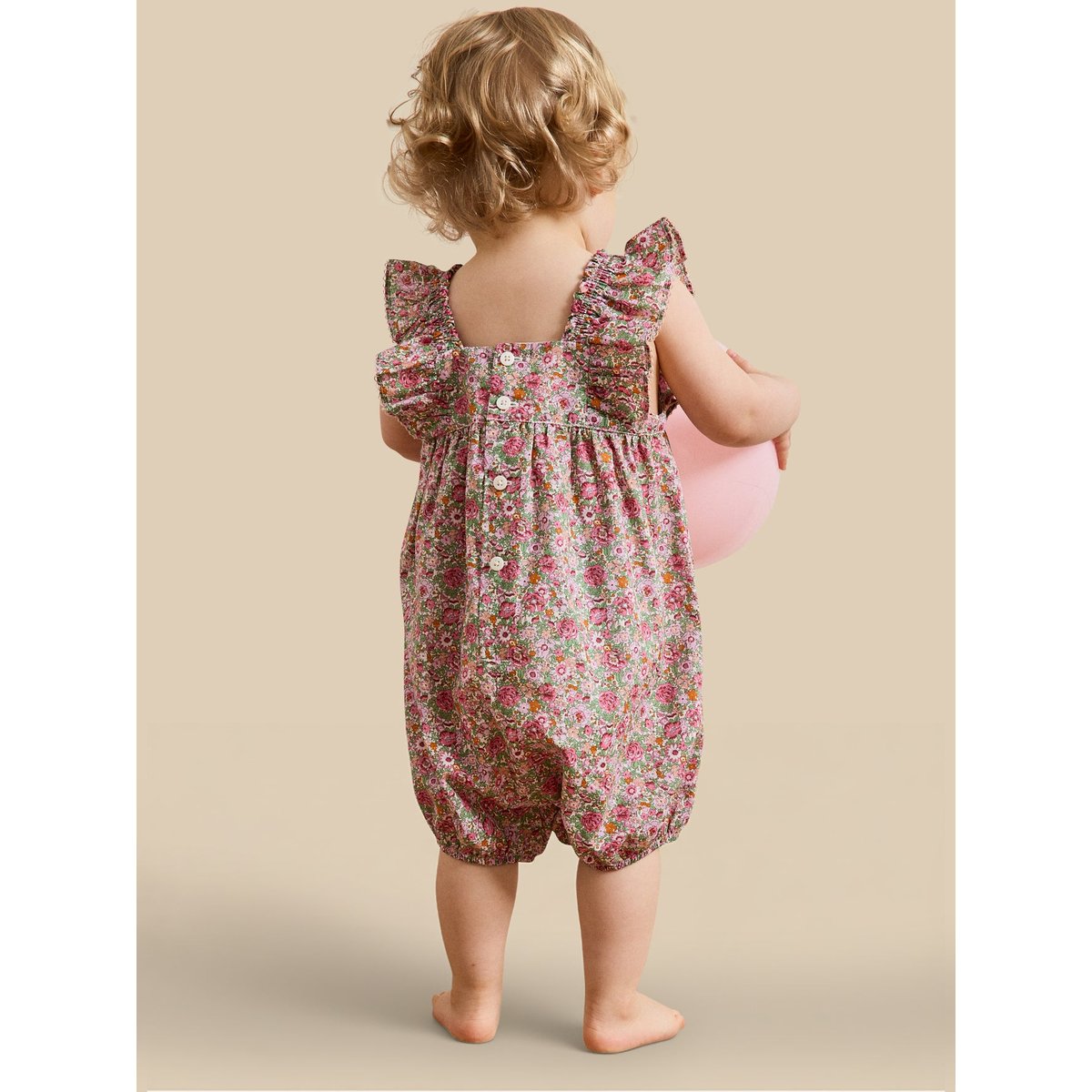 Combi-bloomer en tissu Liberty liberty amelie, CYRILLUS