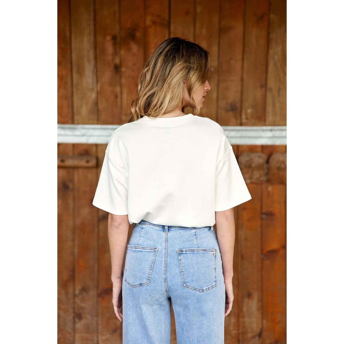 T-shirt manches courtes, TAIS ecru, LA PETITE ETOILE