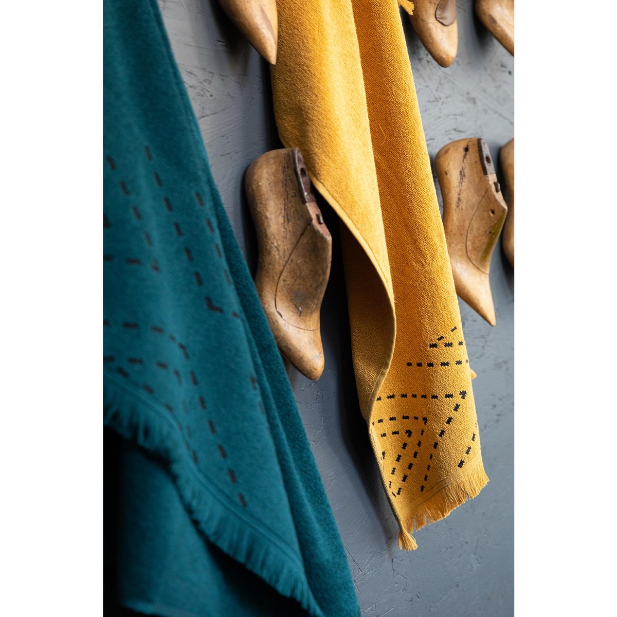 Drap de bain Julia petrole, VIVARAISE