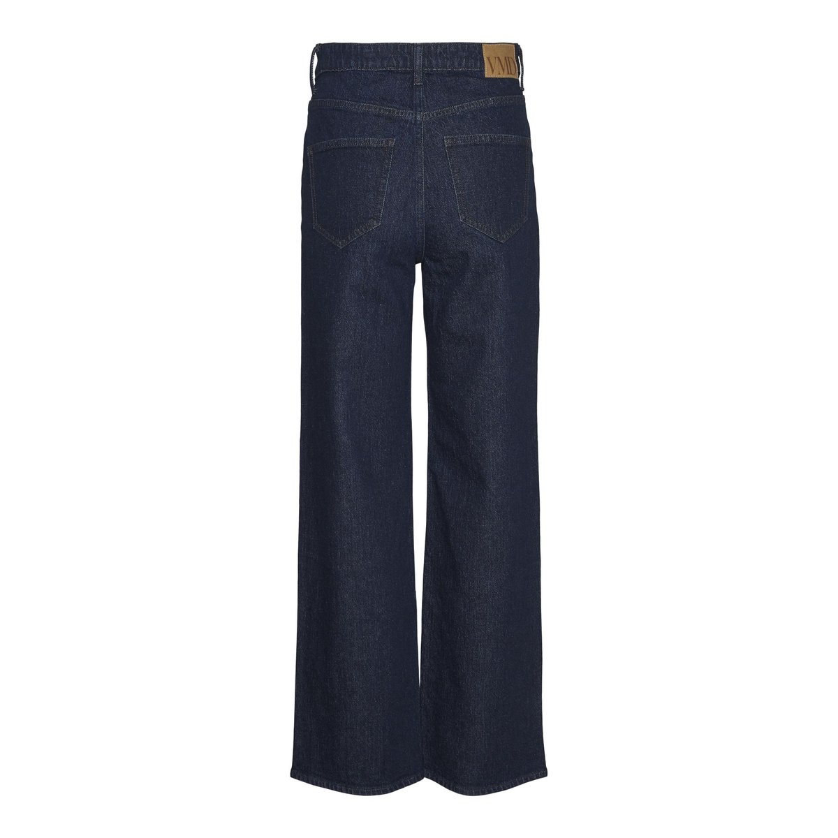 Jean À Coupe Large dark blue denim, VERO MODA