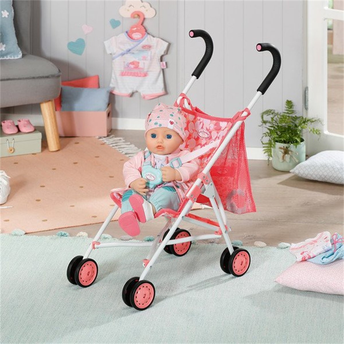Baby Annabell Active Poussette pour poupée multicolore, ZAPF CREATION