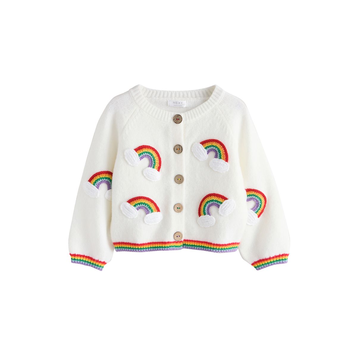 Cardigan badge arc-en-ciel, NEXT