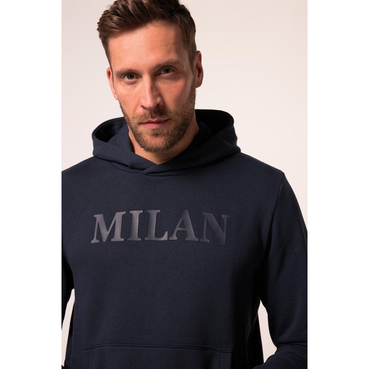 Sweat-shirt à capuche bleu marine, JP1880