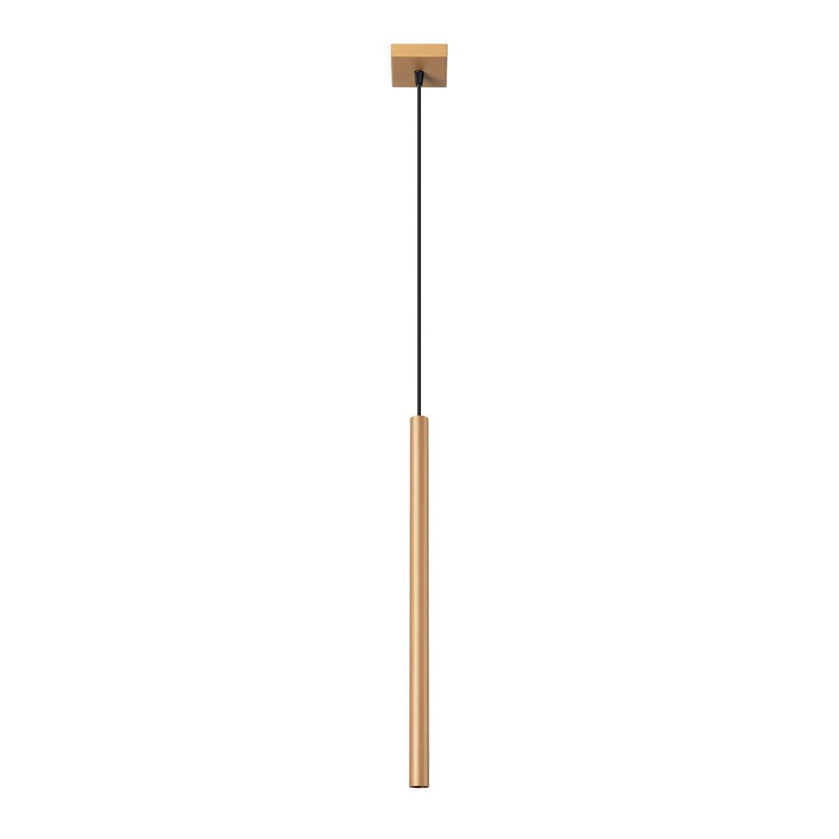 Suspension Acier Doré G9 1 Pastelo jaune, EDEN