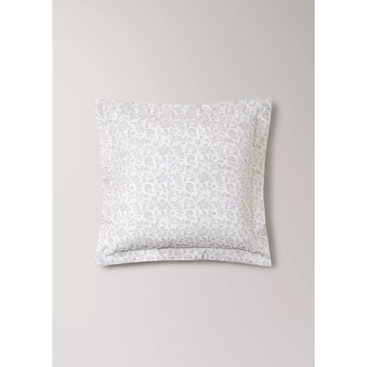 Deux taies d’oreiller imprimé fleuri 60x60 cm écru, MANGO HOME