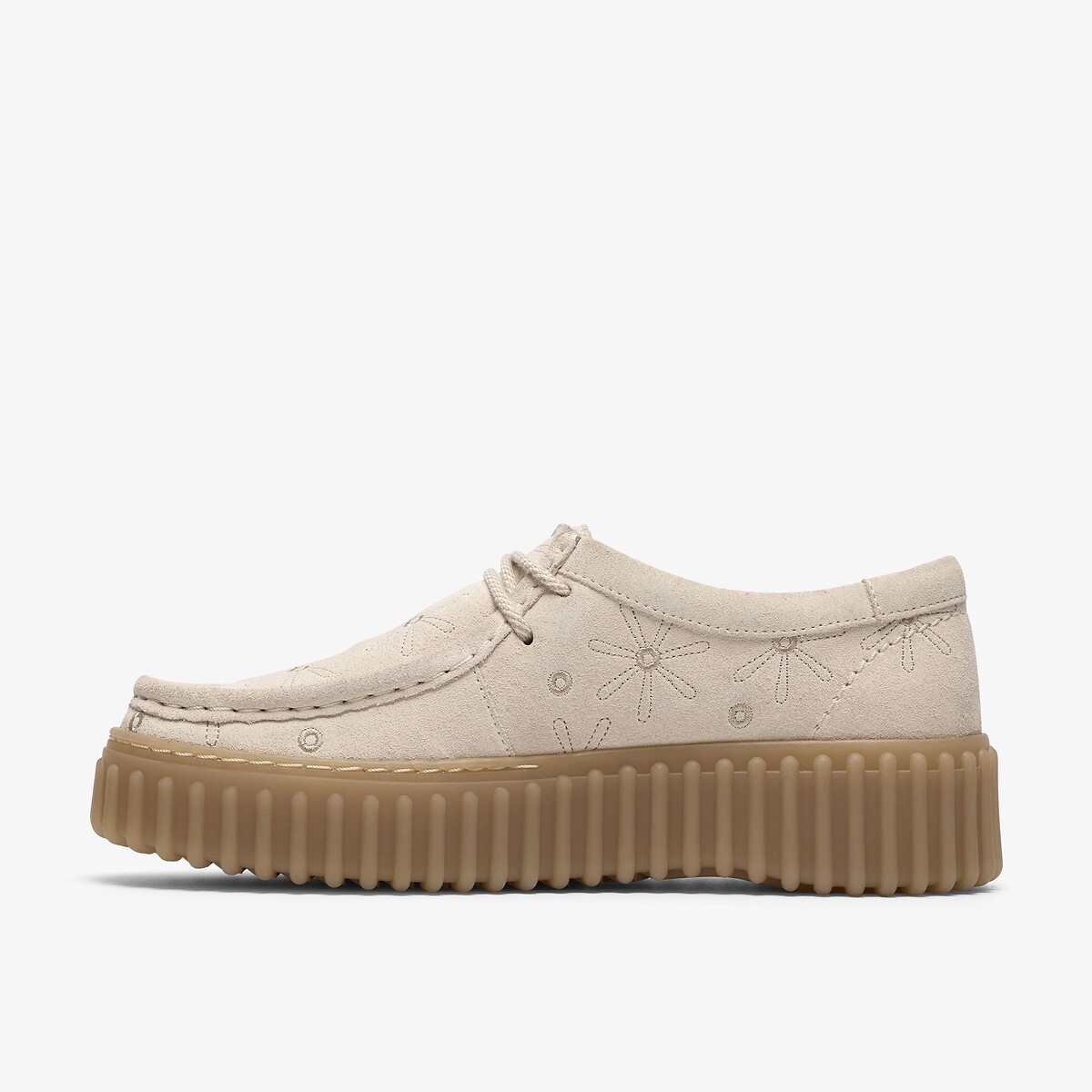 Scarpe in pelle ricamata, TORHILL BEE crema, CLARKS