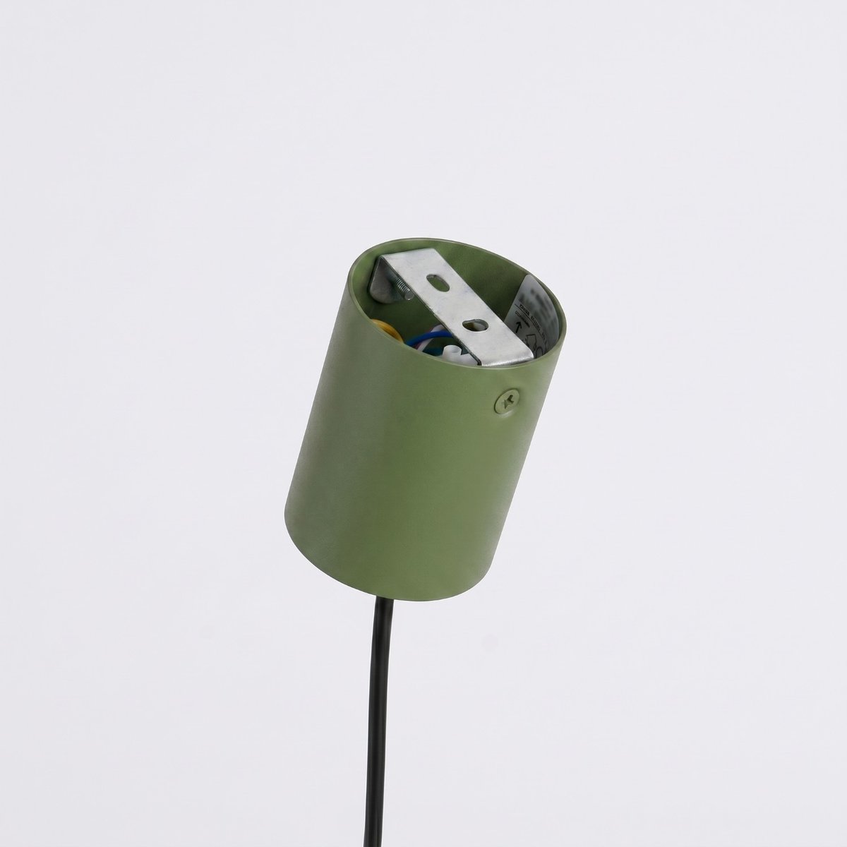 Lustre Acier Vert Olive E14 4 NOX vert olive, EDEN