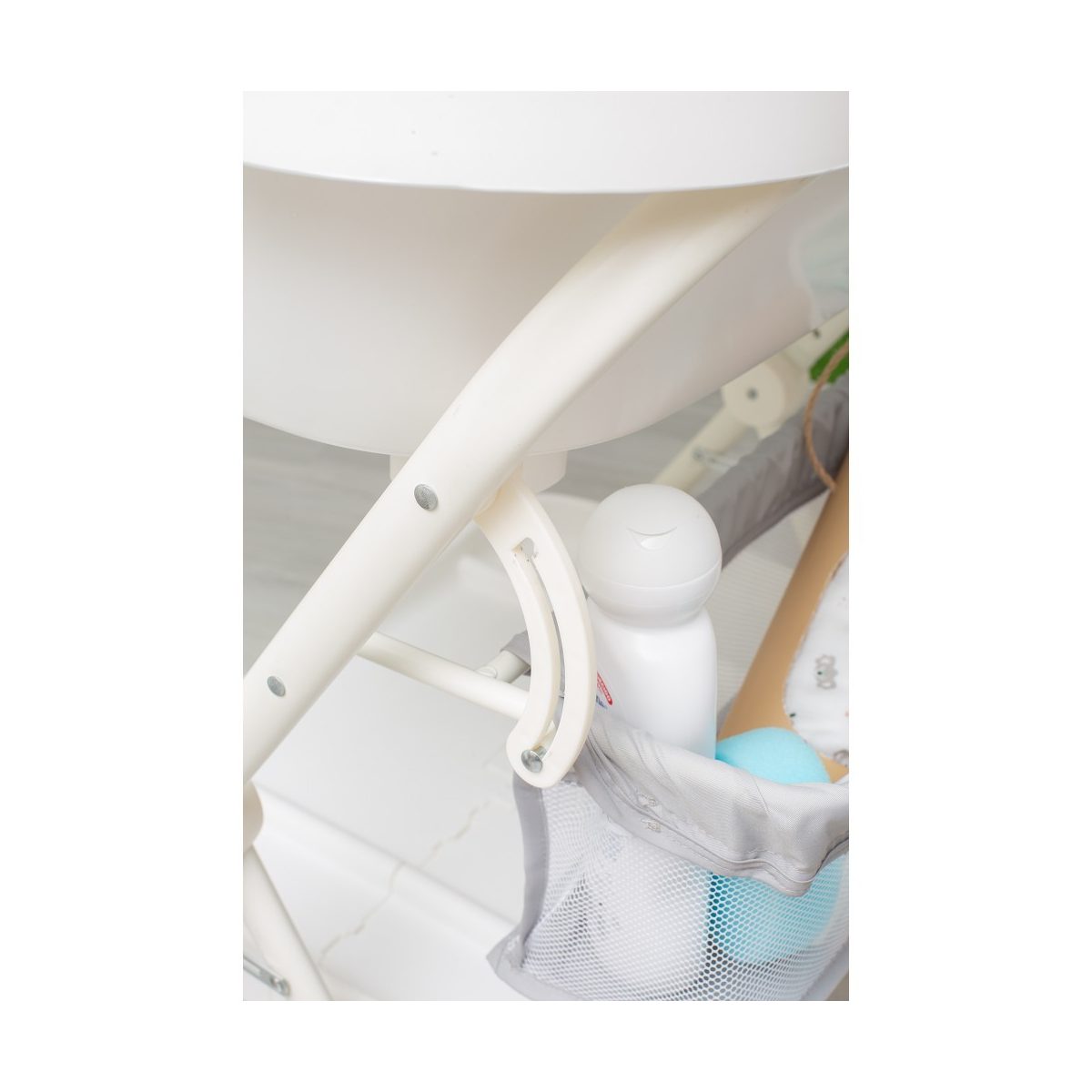 Baignoire bébé multifonction - plan à langer et transat, motif étoiles multicolore, INTERBABY