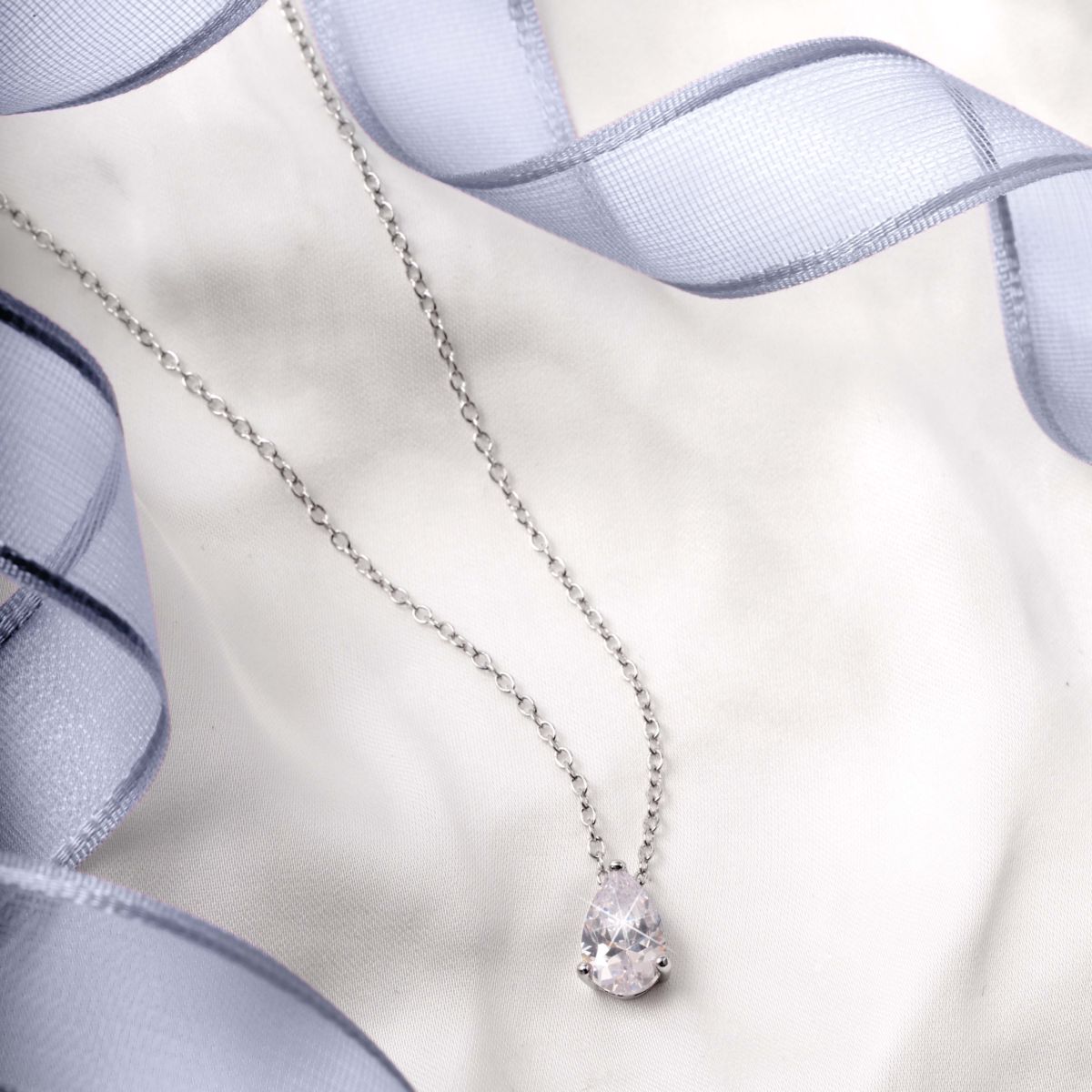 Collier en argent 925 AURORA blanc, BLUESPIRIT