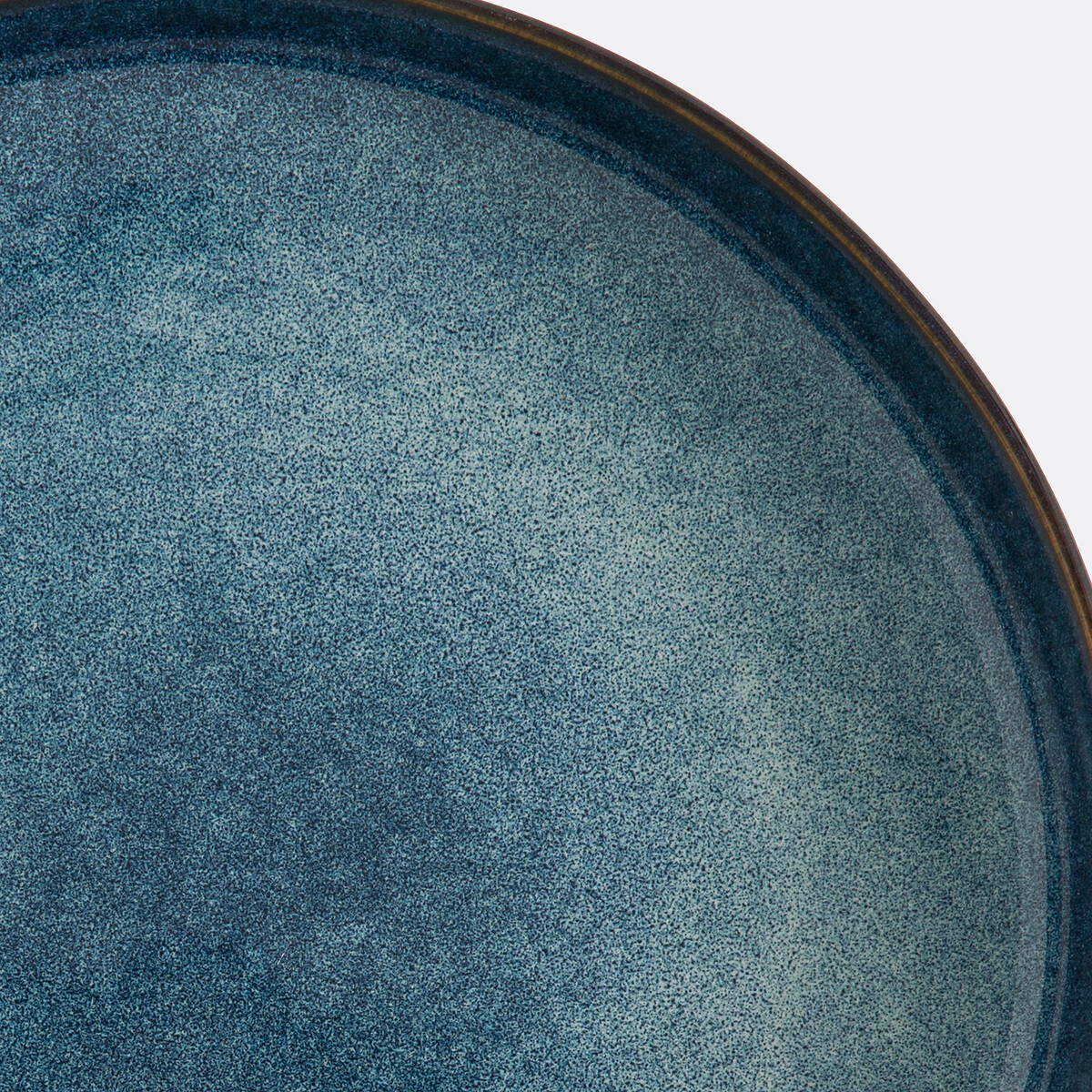 Lot de 2 assiettes creuses en grès, Onda bleu, LA REDOUTE INTERIEURS