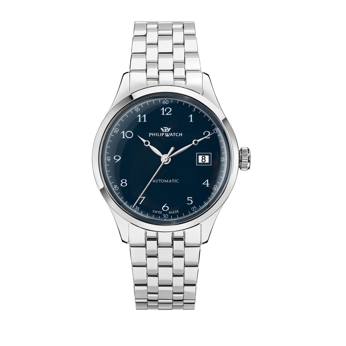 Montre automatique MUSEUM bleu, mat, PHILIP WATCH