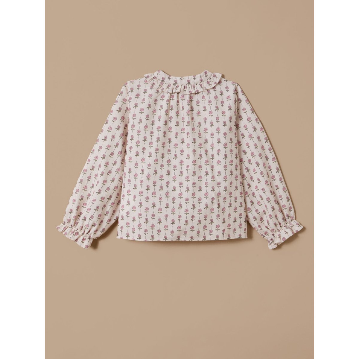 Chemise imprimée en velours imprimé rosie, CYRILLUS