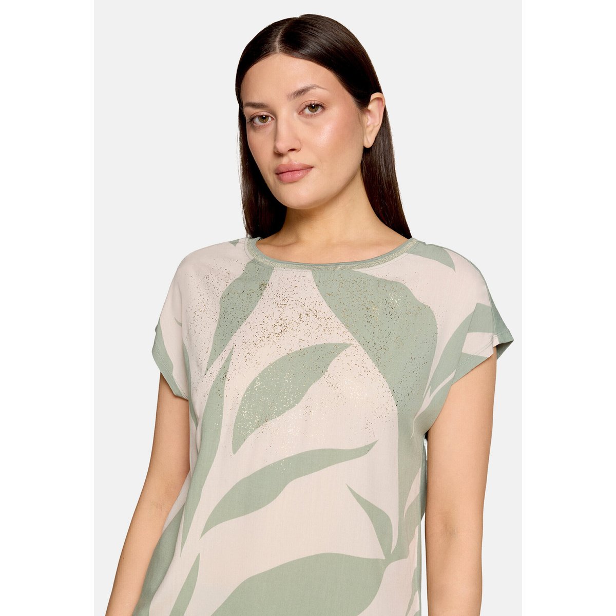 Haut casual à imprimé nature/green, BETTY & CO