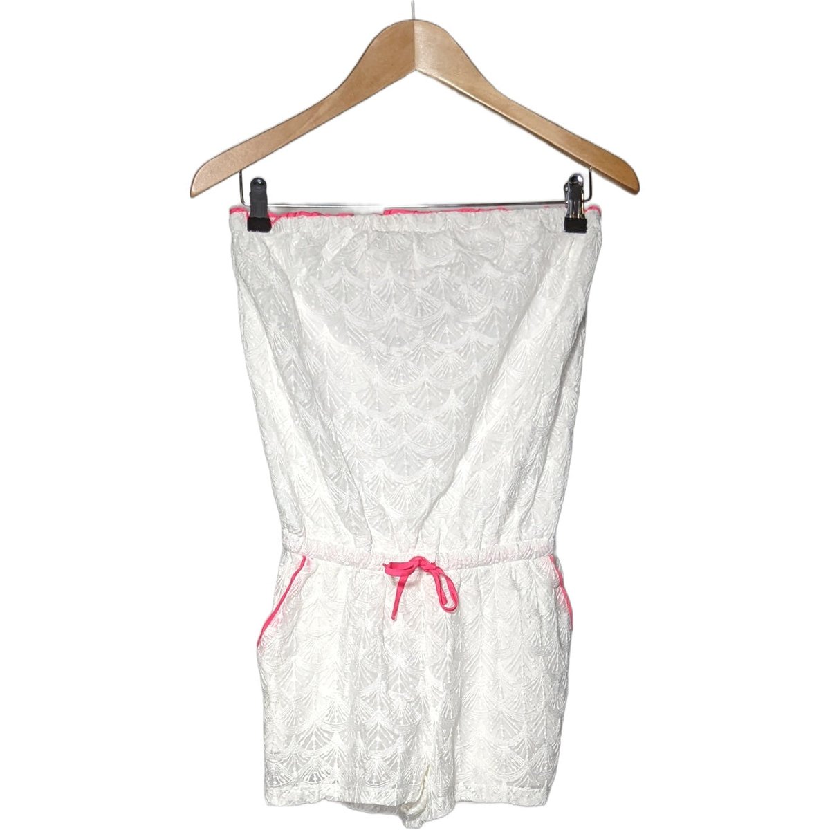 Combi short tres bon etat blanc Naf Naf La Redoute