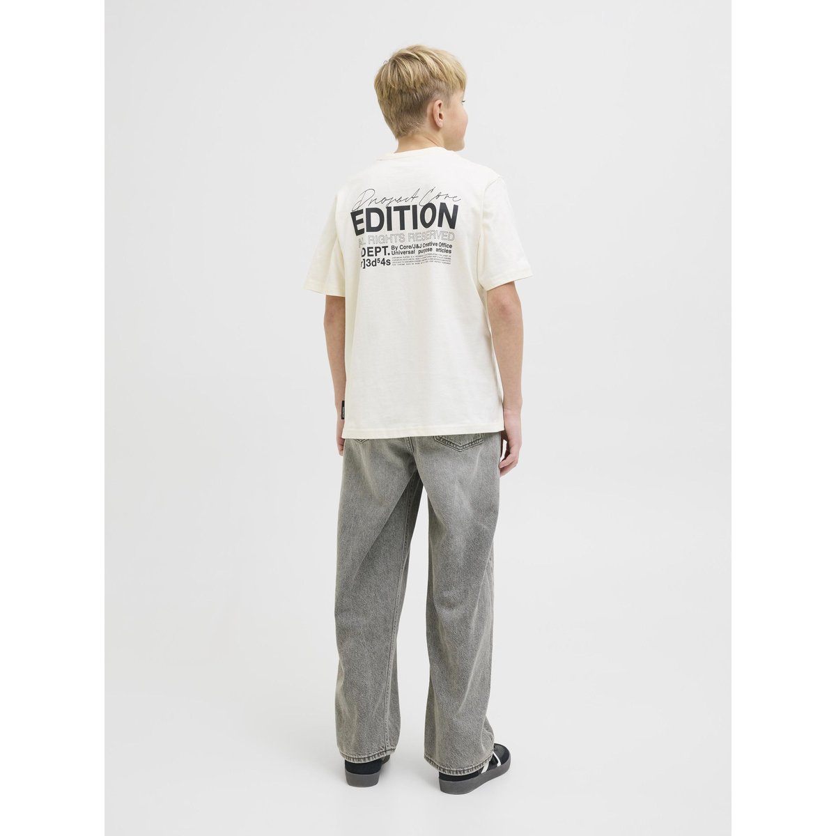 Jean Extra Baggy Fit grey denim, JACK & JONES JUNIOR