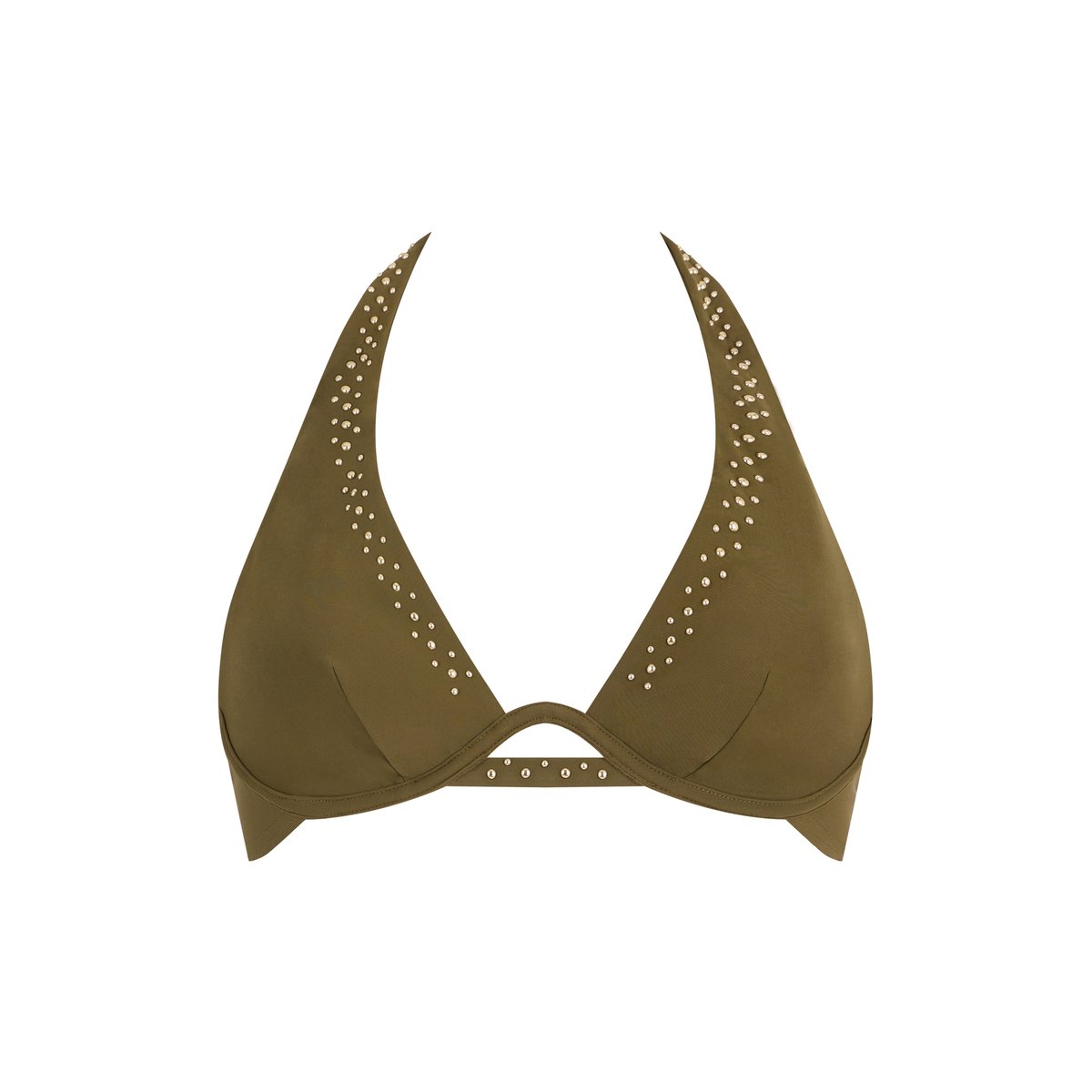 Haut de maillot de bain Triangle mono-armature Summer Stars. noir, AUBADE