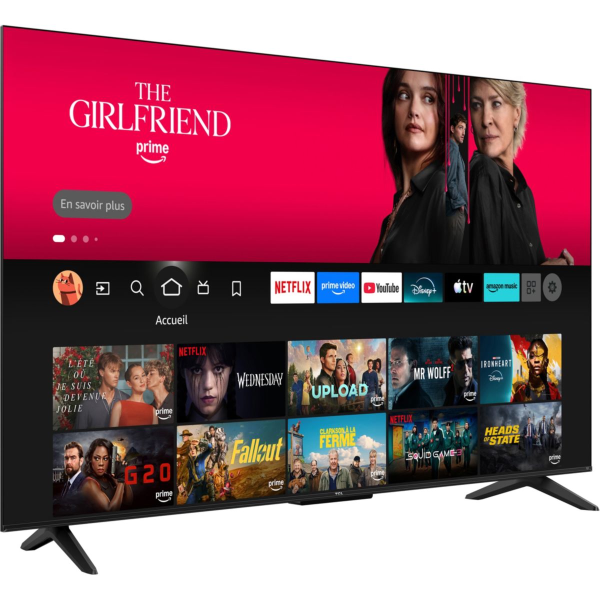 TV LED 50V6D (2026) 50" (127 cm) couleur unique, TCL