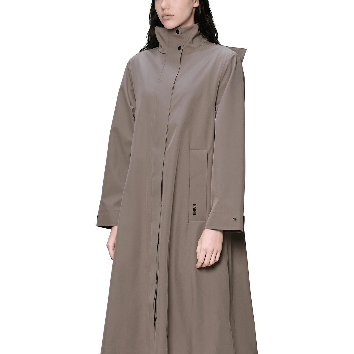Veste longue imperméable, SUVA SOFTSHELL gris cendré, RAINS