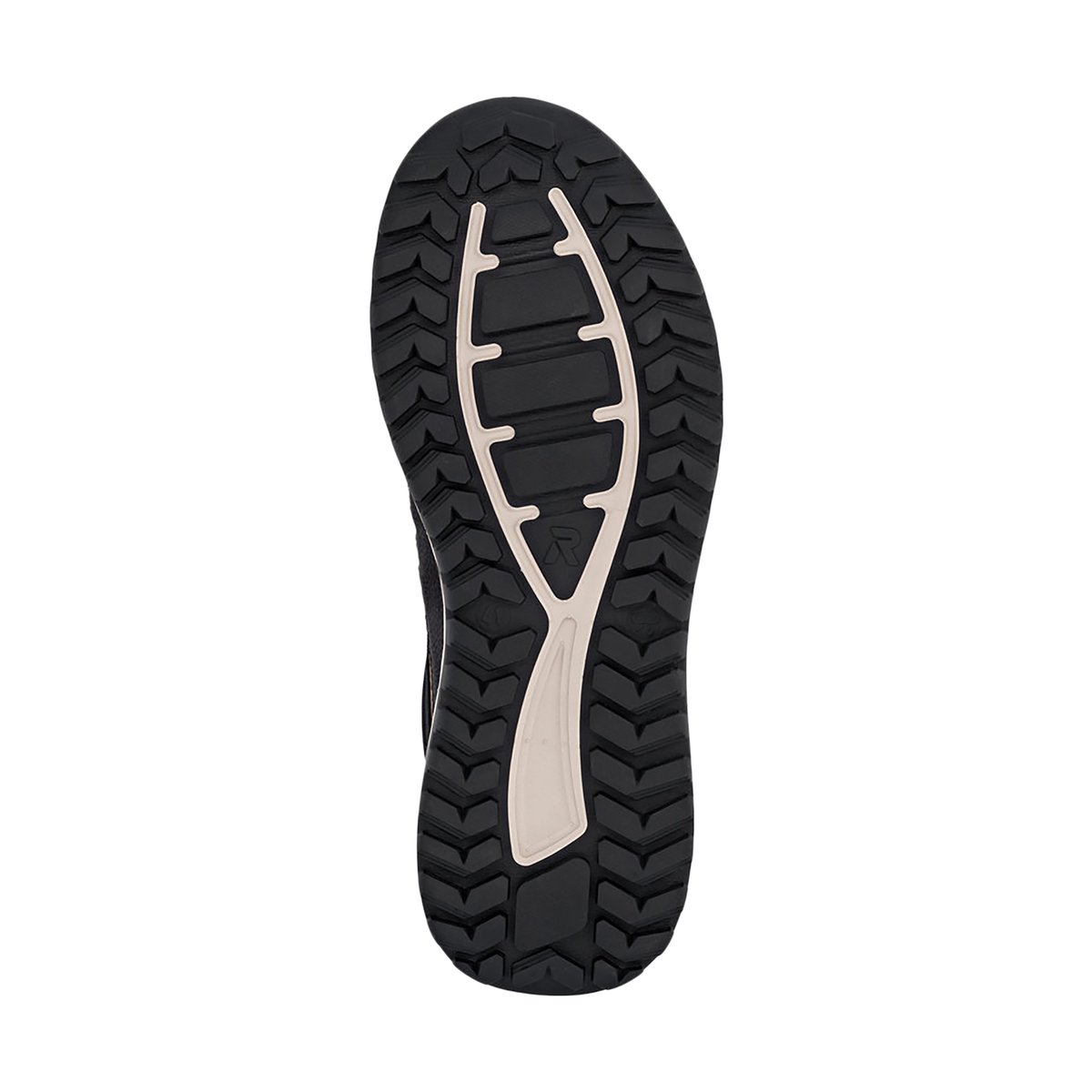 Basket Cuir marron combinaison, RIEKER