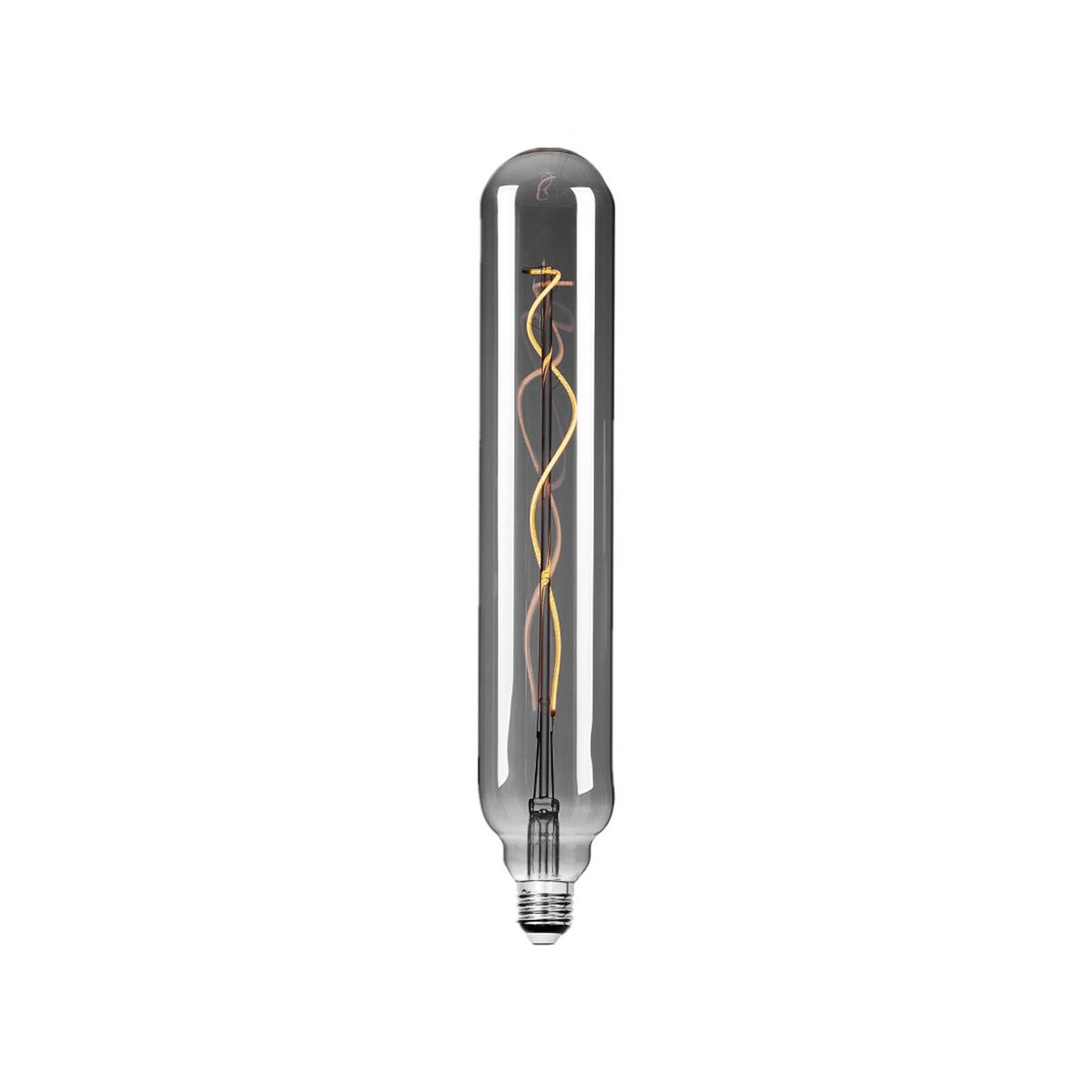 Ampoule E27 en verreLED gris fumé, LUCANDE
