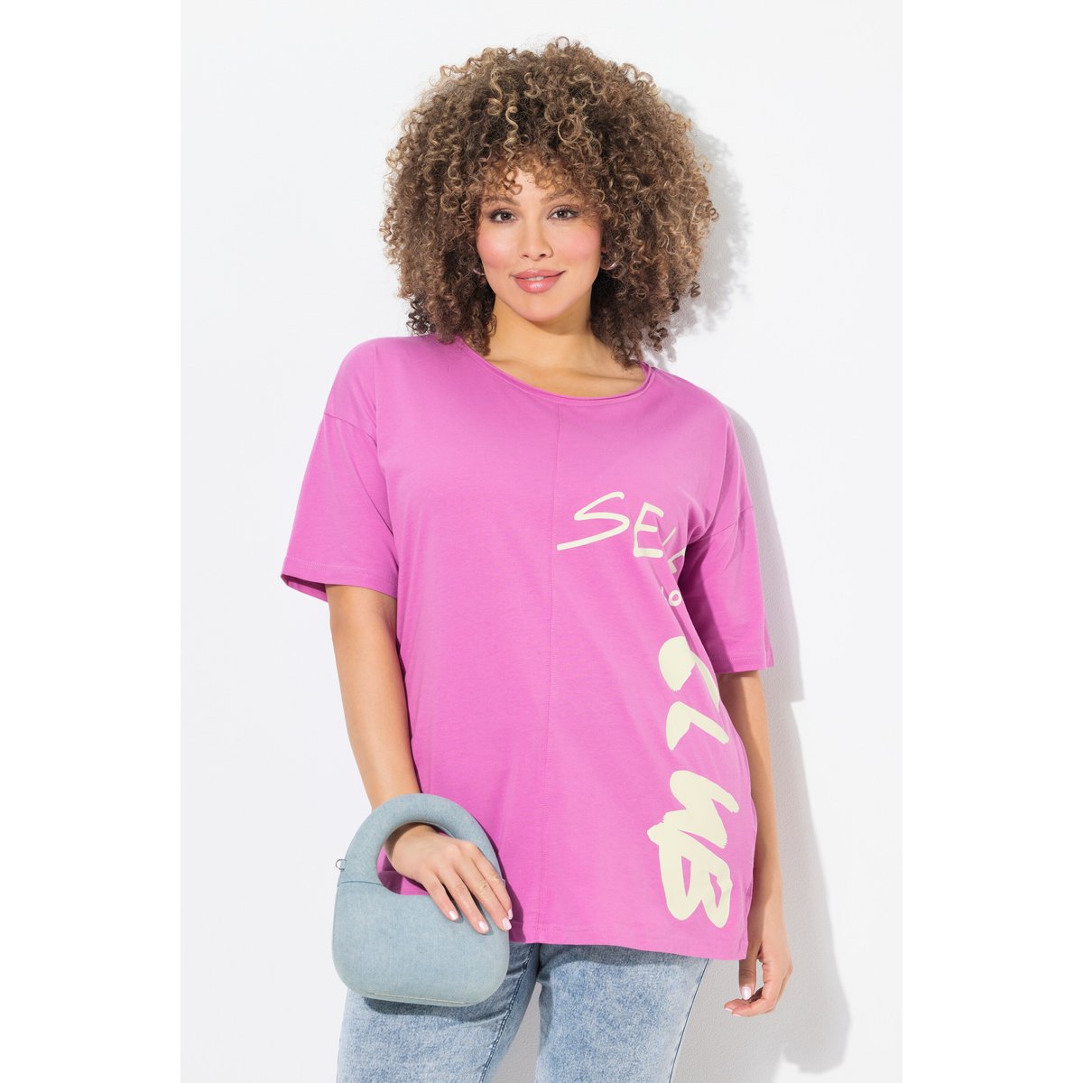 T-shirt oversize rose frais, ULLA POPKEN