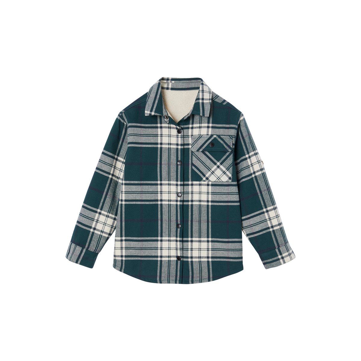Chemise en coton STRANGER FOREST carreaux vert, VERTBAUDET