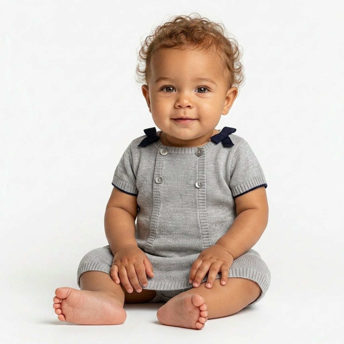 Robe bébé - Très bon état gris, JACADI