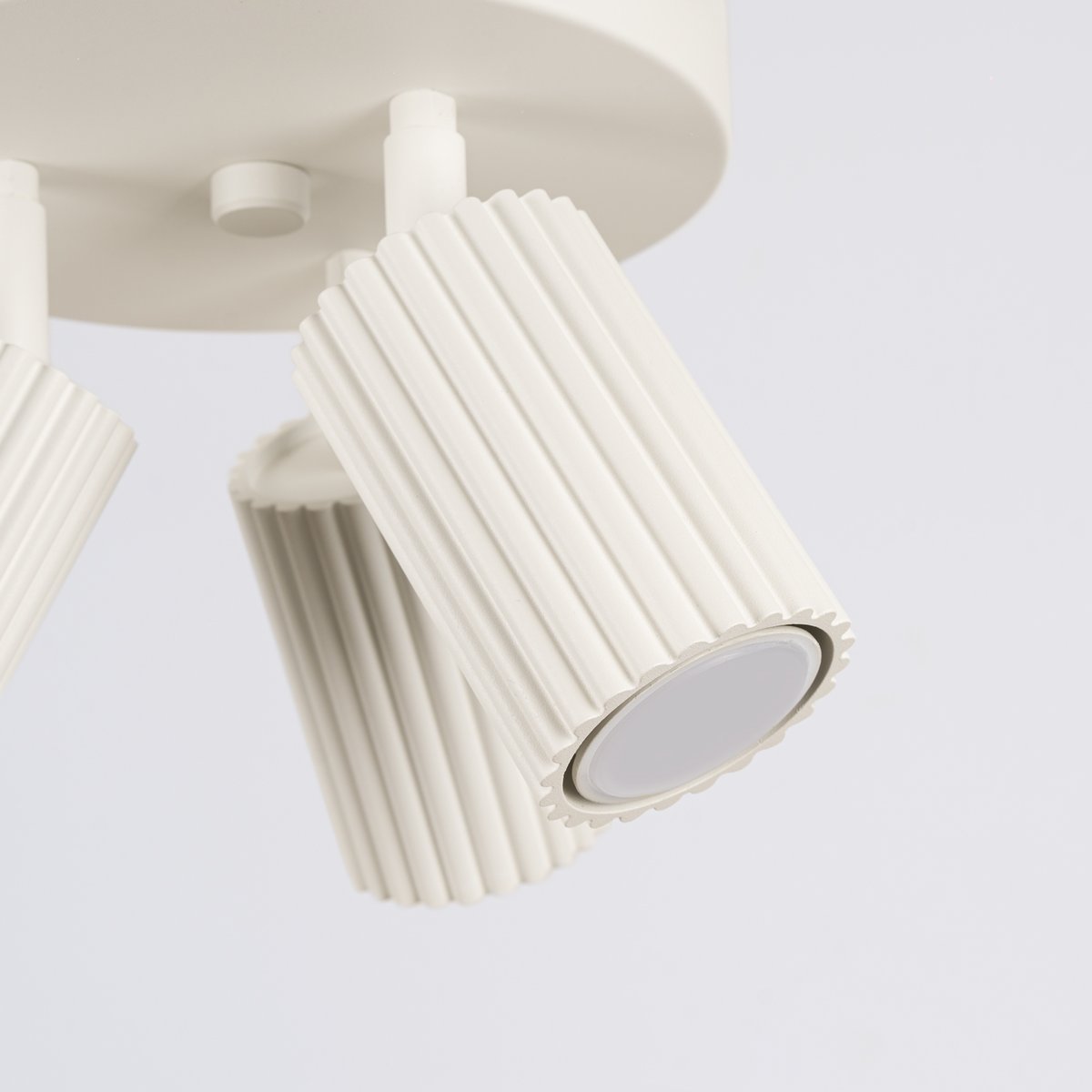 Plafonnier Aluminium Beige GU10 3 Karbon beige, EDEN