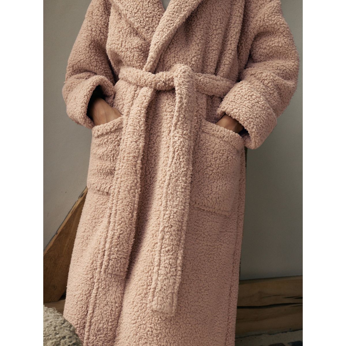 Peignoir teddy naturel, NEXT