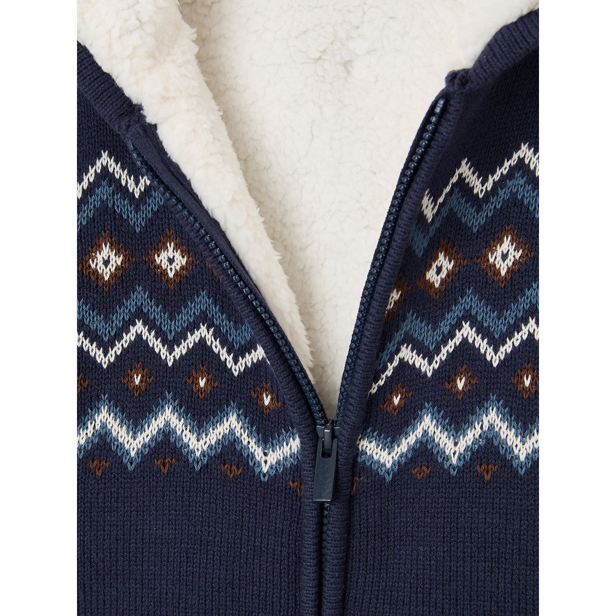 Gilet à capuche marine, VERTBAUDET
