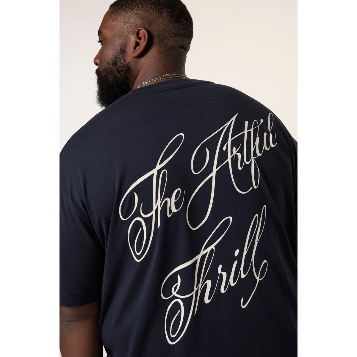 T-shirt bleu marine, STHUGE