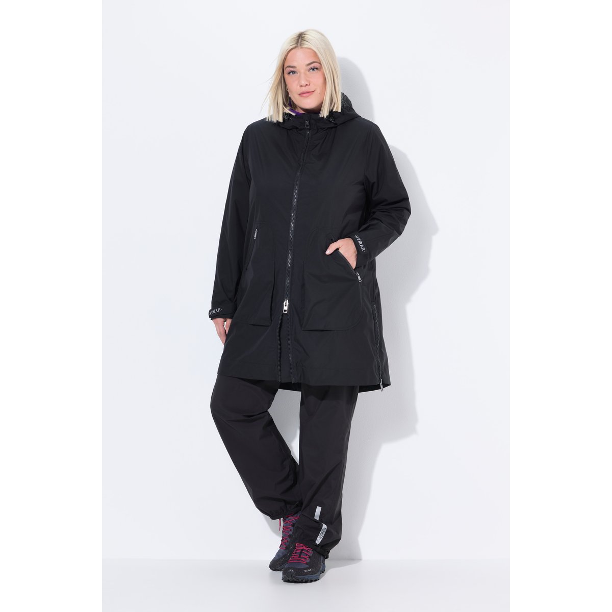 Veste de pluie imperméable noir, ULLA POPKEN