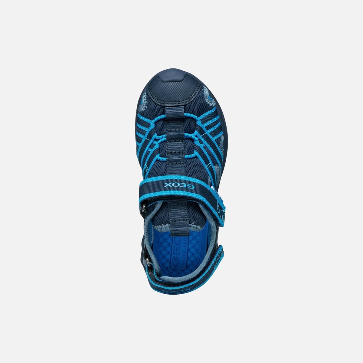 Sandales fermées Airadyum, water friendly bleu marine/bleu clair, GEOX