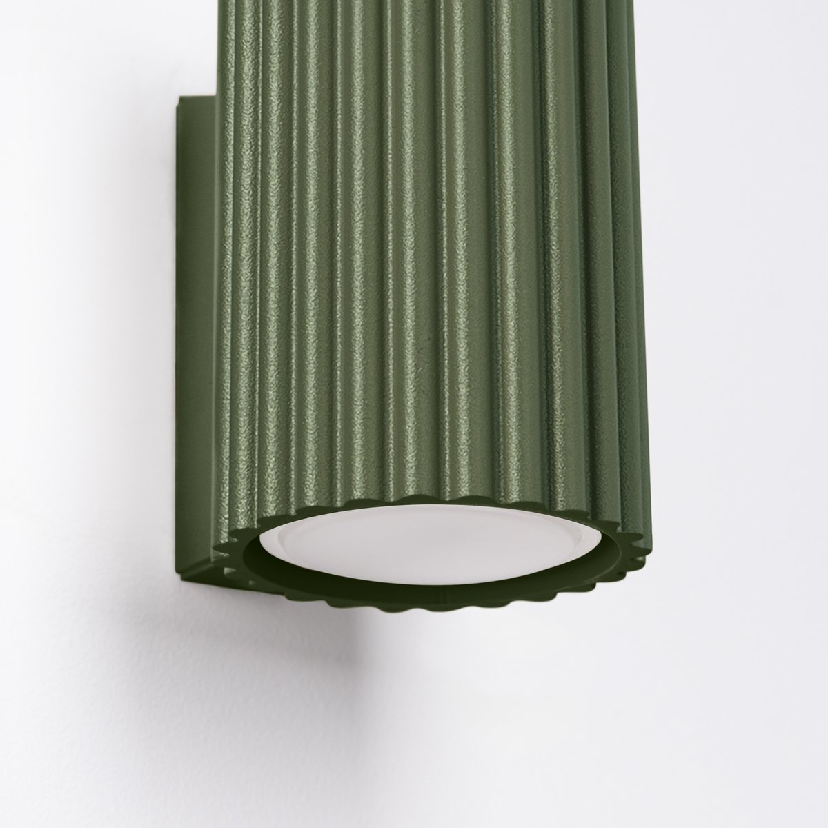 Applique Aluminium Vert Olive GU10 1 Karbon 10 vert, EDEN