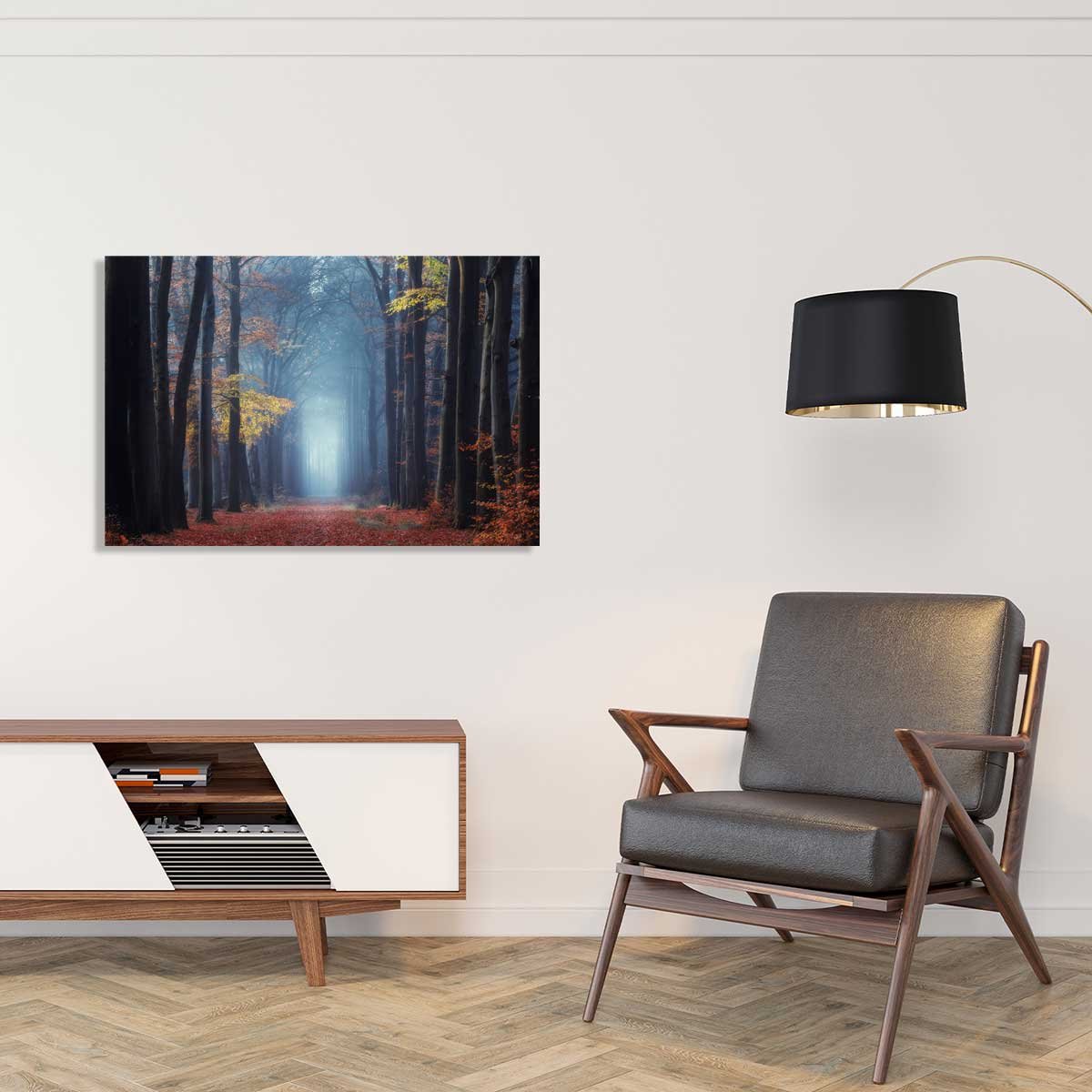 Tableau Lumière d'automne tableau alu dibond, HEXOA