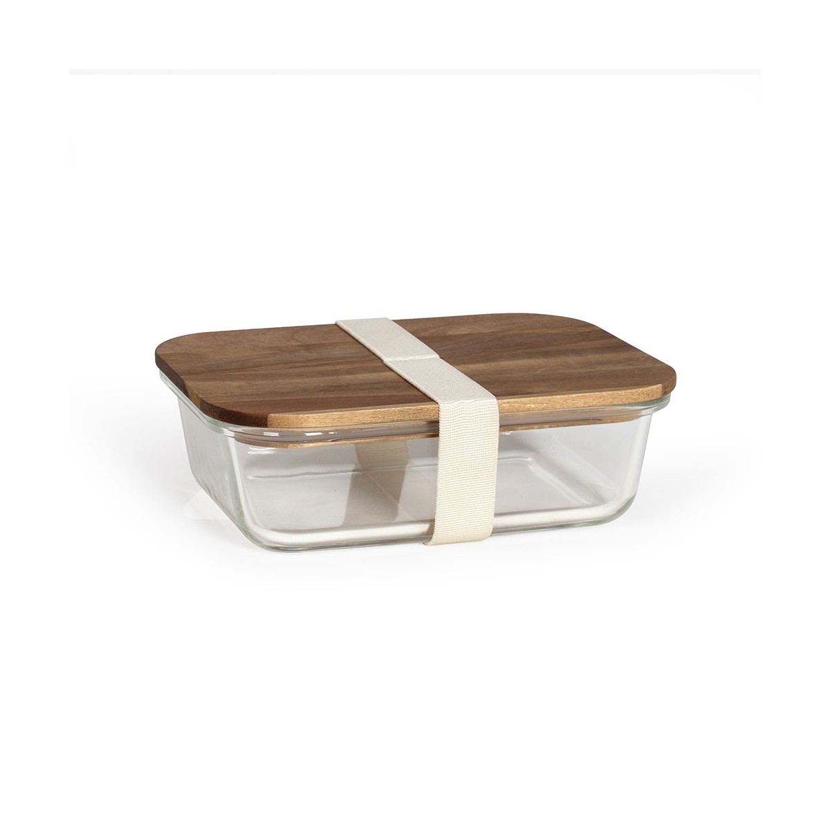 Lunch box hermétique en Acacia couleur unique, LIVOO