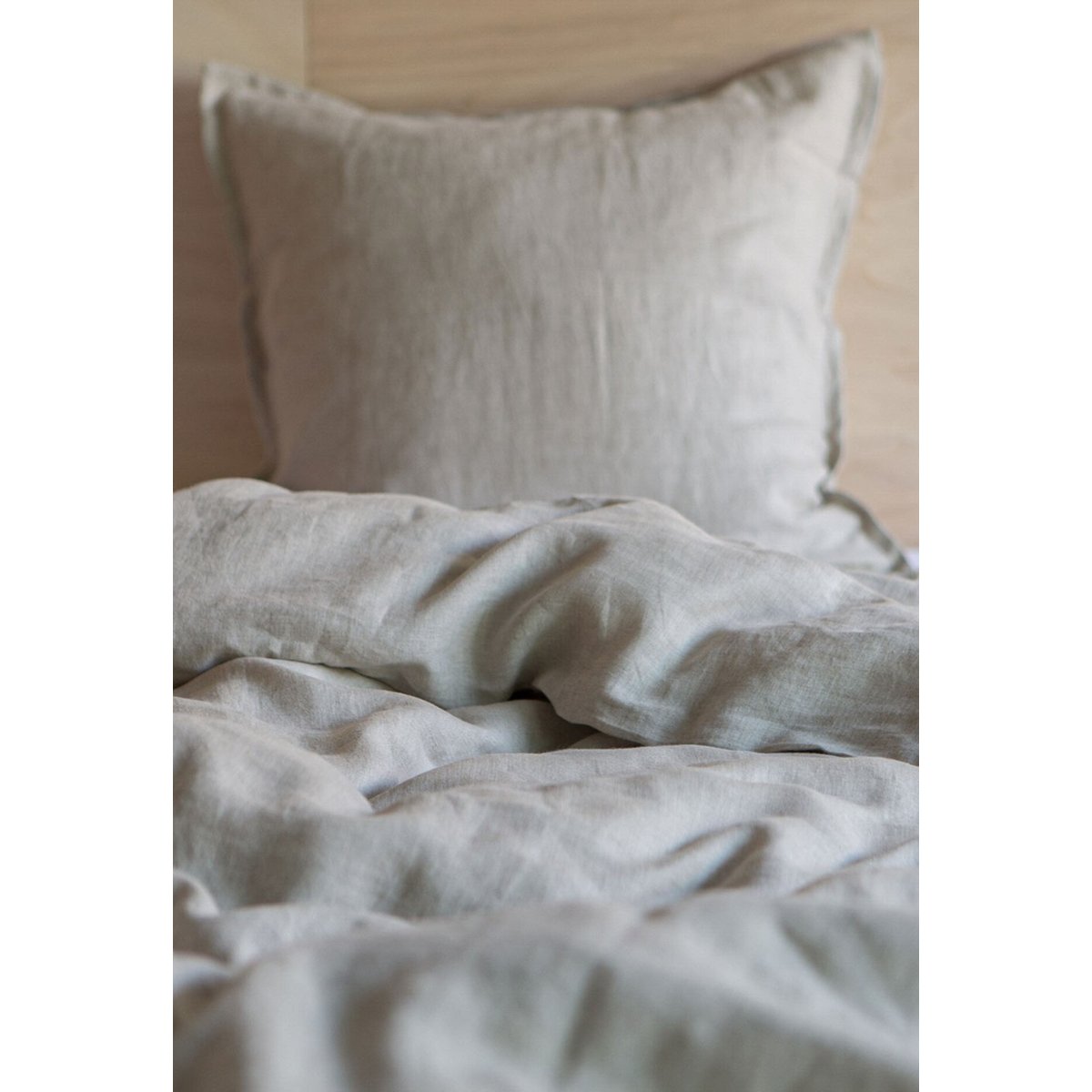 Housse de couette en lin lavé fermeture large ouverture, Les Essentiels naturel, GABRIELLE PARIS
